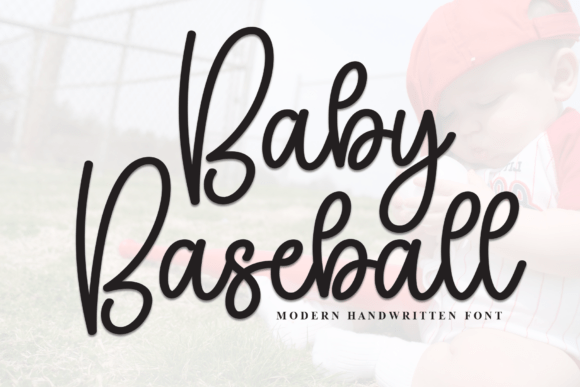 Baby Baseball: A Handwritten Font for Modern, Playful Designs