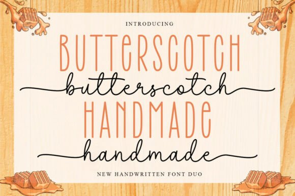 Butterscotch Handmade Duo: A Font with Built-in Charm