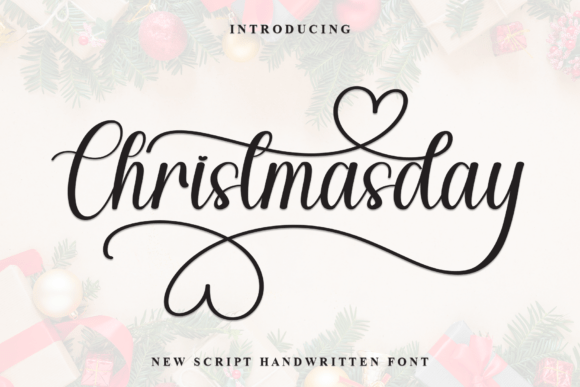 Christmasday: A Handwritten Font for Festive Designs