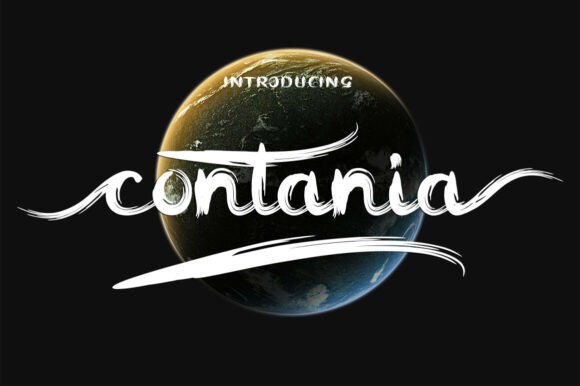 Contania: A Modern Script for Elegant Branding