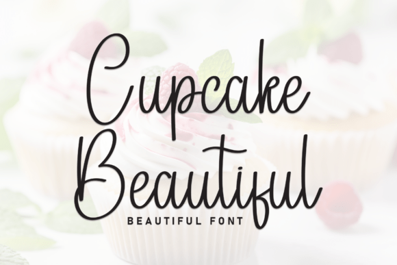 Cupcake Beautiful: A Font with Grace and Modern Charm
