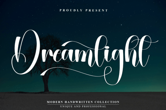 Dreamlight: A Script Font for Modern Elegance