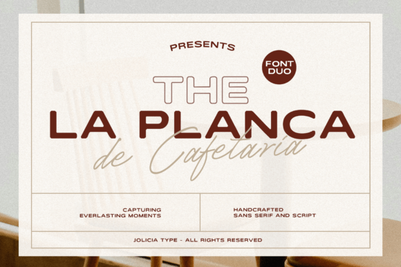 La Planca De Cafetaria: A Font Duo for Modern Branding