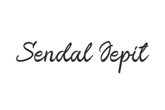 Sendal Jepit: A Script Font with Natural Flow