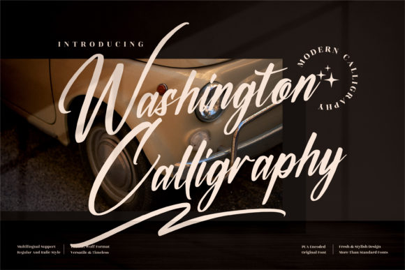 Washington Calligraphy: Elegant Script for Creative Projects
