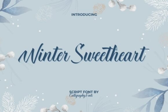 Winter Sweetheart: Cozy Elegance for Your Designs