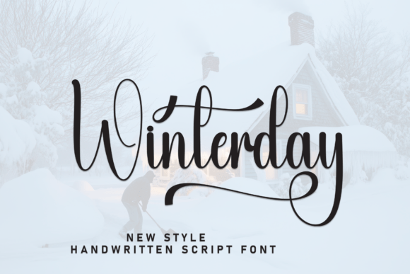 Winterday: A Script Font for Modern Creative Projects